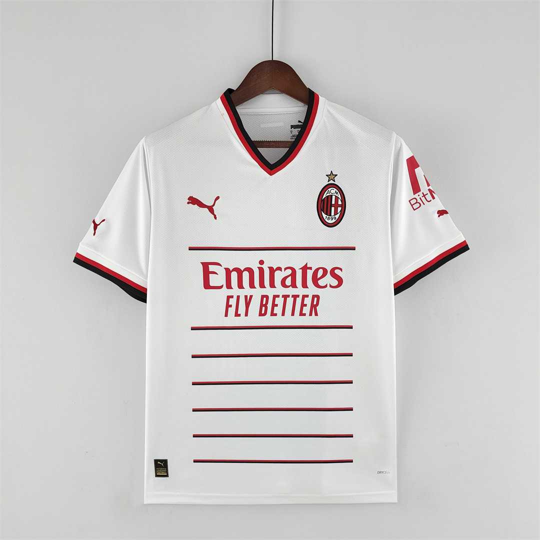 AAA Quality AC Milan 22/23 Away White Soccer Jersey